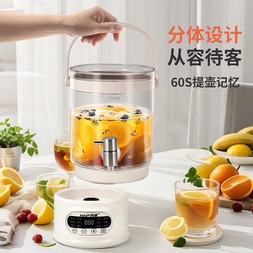 Korean style (HAP) health pot health bucket flower tea bucket faucet kettle tea maker teapot glass flower tea electric kettle 2.5L silicone-free 0 glue large capacity RC-Z825D28