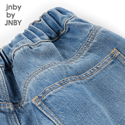 Jnby от Jnby New Style Jiangnan Clate Cloth Детская детская одежда конусные брюки Осенние мальчики и девочки 1O7E11730 993/джинсовая глубокая орхидея 140 см.