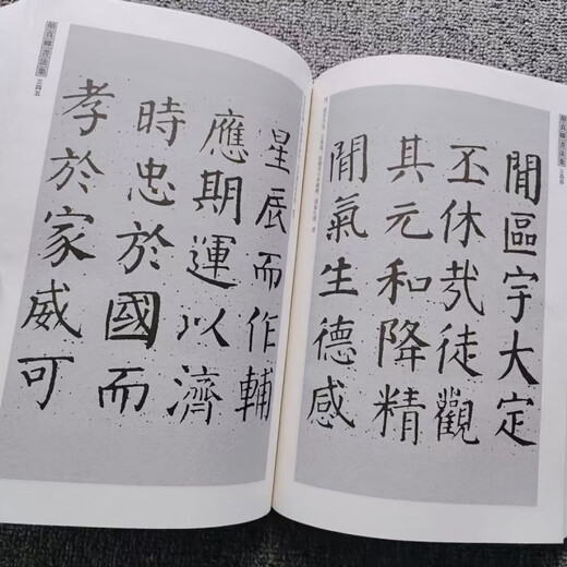 
Jingpin Shining Yan Zhenqing's calligraphy collection Dahou calligraphy books Large characters Chinese characters art appreciation books Page number 724