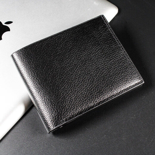 
Multifunctional short men's wallet fashionable hot-selling card bag men's wallet black