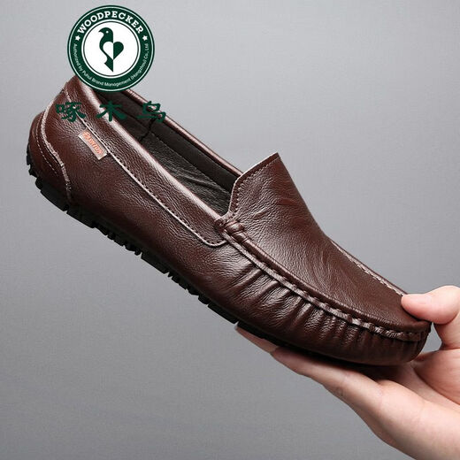 Woodpecker High-End [Shop] Herrenschuhe, Beanie-Schuhe, echte Leder-Herren 2025 NEUER AMMEIDABLICHES ATMAUSBEUTTIGKEIT