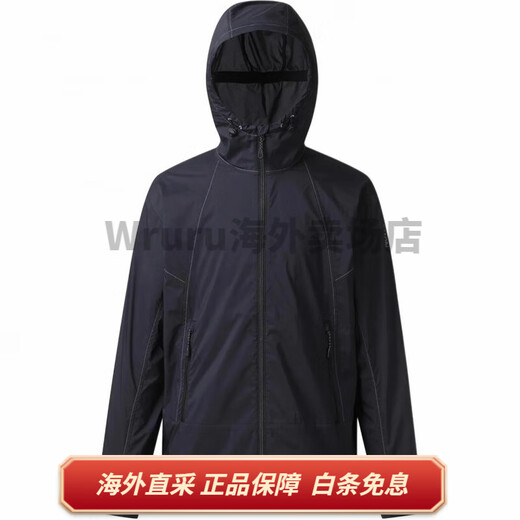 萨洛蒙（Salomon）Ridge 户外防水防风舒适连帽长袖夹克外套 男女同款 黑色 黑色 S