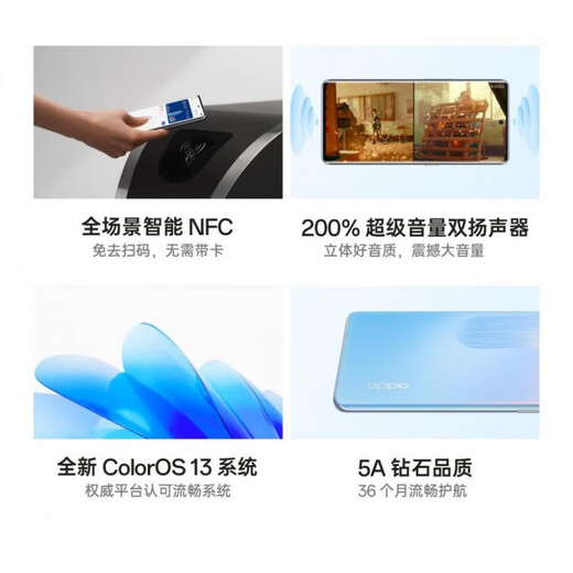 OPPOA1 Pro Snapdragon 695 Processeur 6,7 pouces 120 Hz Taux de rafraîchissement 108 millions de pixels 4800mAh Package Chaoyulan 1 8 Go + 128 Go