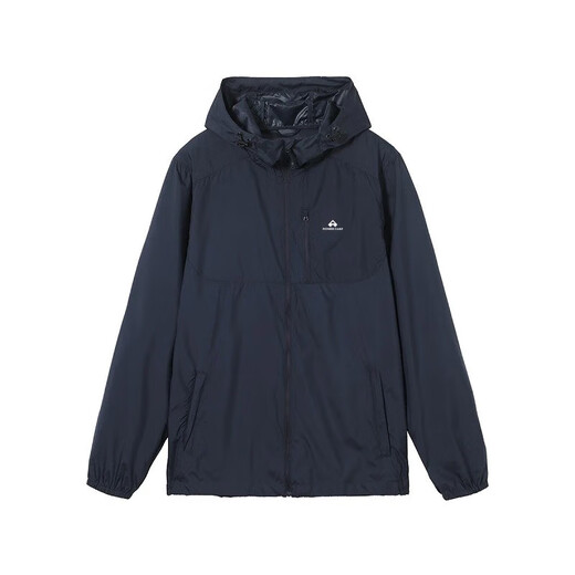 Pathfinder Wind Butterfly Sun Protection Clothing Summer Ice Silk Men's UV Protection Upf100 Fishing Sun Protection Clothing Men's Ultra-Thin Jacket Spring Dark Blue 2XL