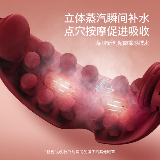 飞利浦（PHILIPS）美眼宝润眼仪【重磅新品】眼部护眼仪蒸汽眼罩热敷雾化按摩器干眼送女友老婆节日生日礼物5204E