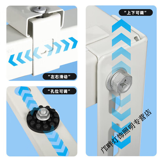 He Jiagong central air-conditioning outdoor unit bracket accessories space-saving outdoor unit floor-standing double-layer stacked shock absorption and noise reduction pass customized