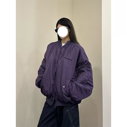 Digada 2025 American Street Retro Broidered Baseball Coton Veste Men and Women Brand Trendy Short Wide Flight Clamp Cotton Veste Zyf-687 Kaki régulier L