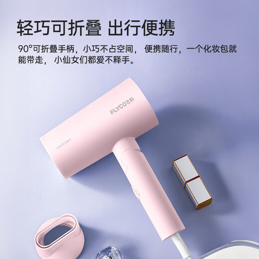 Feike hair dryer household quick-drying portable student dormitory low-noise hot and cold wind high-power hair dryer negative ion hair care hair dryer 6290/6276 negative ion + portable foldable FH6278 powder
