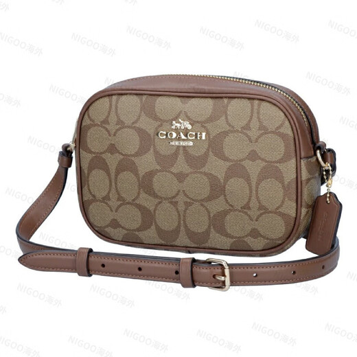 Coach women's bag women's shoulder bag Jamie small crossbody bag camera bag commuting small square bag C9926 Japan direct mail IME74 BEIGE/BROWN mini