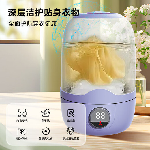 Xiaomi Guoba Trendy Life Appliances Mini Washing Machine Infant and Child Separate Washing Small Washing Socks Underwear Underwear Lazy Dormitory Portable Washing Machine Sock Washing Machine Travel Outdoors Limited Time Special Offer Choose Three Types (Contact Customer Service)