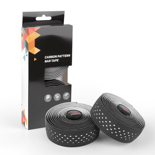 Road handlebar with bicycle color anti-slip strap wear-resistant shock-absorbing riding accessories handlebar strap breathable black and white perforated handlebar strap