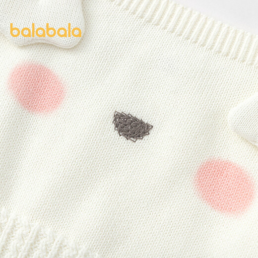 Balabala shopping mall same style baby girl T-shirt suit camisole two-piece autumn outfit red and white tone 00461 80