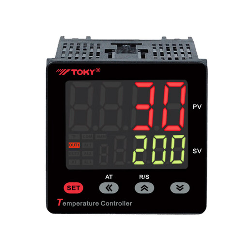 Dongqi toky AI208X intelligent temperature controller digital display thermostat PID electronic fully automatic temperature control instrument AI208X-4-MB10 (48*48 relay/