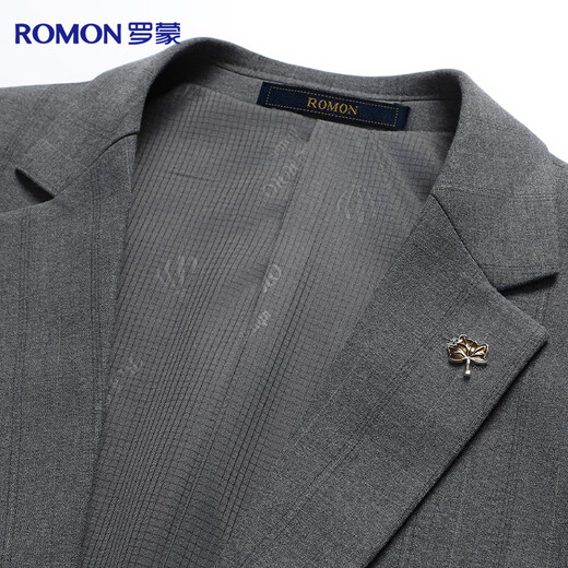 Romon suit men's slim professional formal suit business casual groom's suit wedding dress men's suit