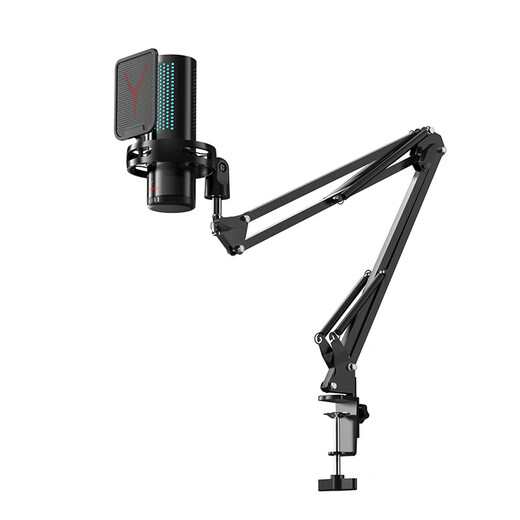 Newmine ZM09E Computer Microphone Game Live Broadcast Microphone Anchor Dedicated Desktop Microphone Desktop Laptop E-Sports Dubbing Class Recording Karaoke Noise Reduction USB Independent Microphone Upgraded Arm Suspension Version-ZM09E