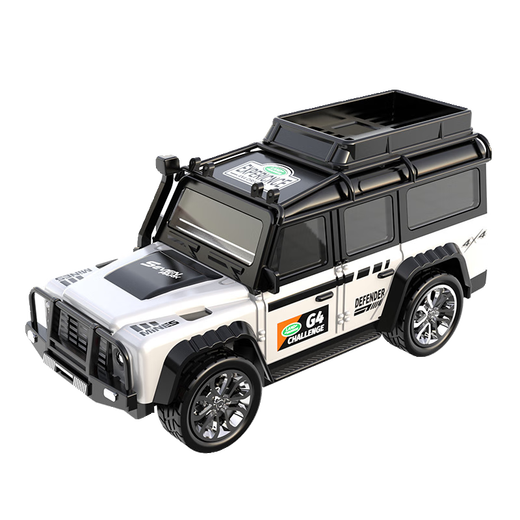 
Children's toys mini alloy remote control off-road truck simulation car collection model 1 to 64 with light variable speed dual-mode big feet monster off-road vehicle (orange range 40