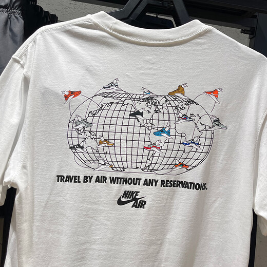 Nike (Nike) Camiseta de manga corta Hombres Summer New Sportswear New Sportswear Burnitable Reduck Clevle Top Manga IB7527-010 Algodón puro HQ9276-100 Sail White M Recomendado 120-130Jin [Jin equivale a 0.5 kg]