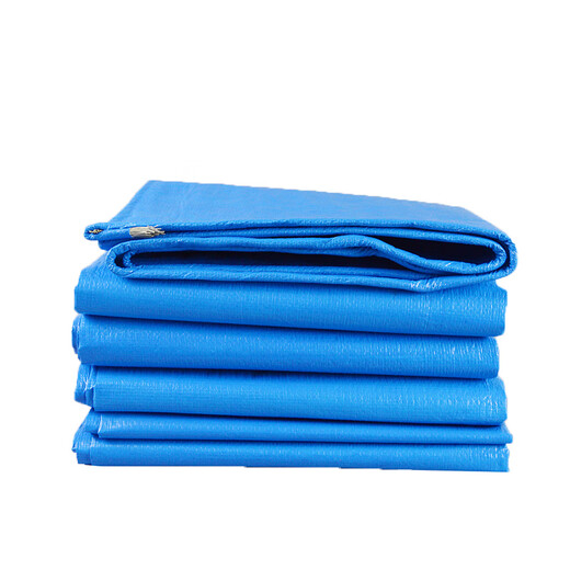 Thickened raincloth tarpaulin blue and orange rainproof and sunproof outdoor plastic raincloth waterproof shed insulated truck sunscreen cloth 15x20m