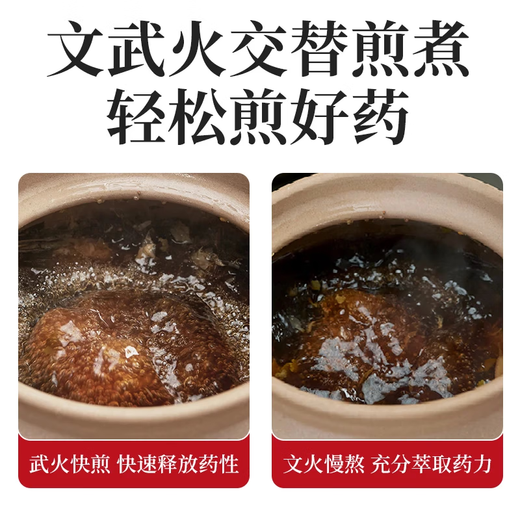 康雅顺全自动电煎药壶原陶无釉多功能分体式养生壶免看管熬药家用药罐中医智能插电中药煲陶瓷砂锅 8YL壶+底座（适合1050克内药材） 5.2L