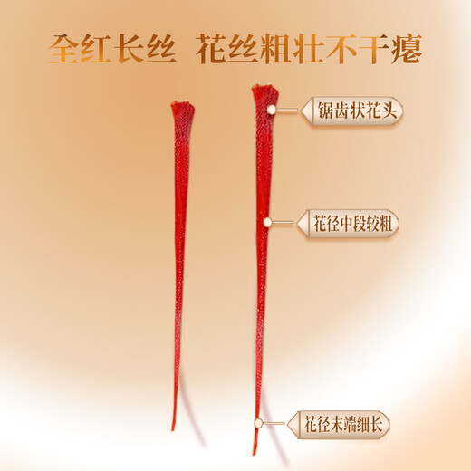 Brand der Tongrentang Marke Peking Tongrentang Safran 6G/Box, um die Durchblutung zu fördern und Blutstase zu entfernen, kühles Blut zu entfernen und zu entgiften, Depression