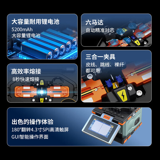 胜为红光笔光功率计光纤红光源测试仪一体机10公里20/30km故障测试仪SC/FC/ST/LC接口 光纤熔纤机【GRQ60002】