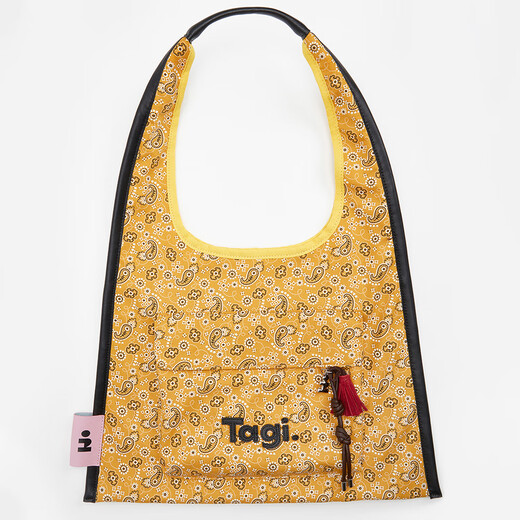 Tagi.hobo边边大容量多色通勤边边单肩包帆布单肩包袋七夕礼物 芝士腰果