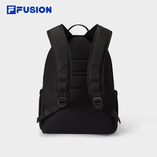 FILAFUSION斐乐潮牌背包2025春新款情侣时尚双肩包情人节礼物 深黑-BK XS