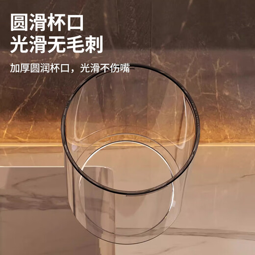 
Jinghuisic Travel tooth cup wash cup brush teeth mouthwash cup household portable couple style ins toothbrush box travel 1 gray