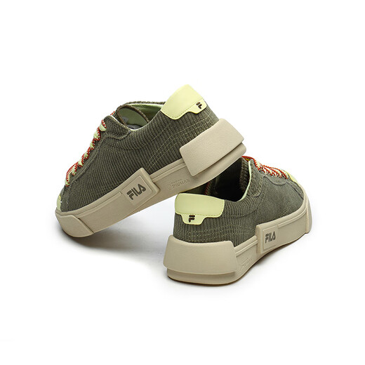 
FILA FUSION Fila Fashion Brand New Men's POP Lightweight Canvas Shoes Fashion Casual Shoes Concealed Green/Beige-CA 41