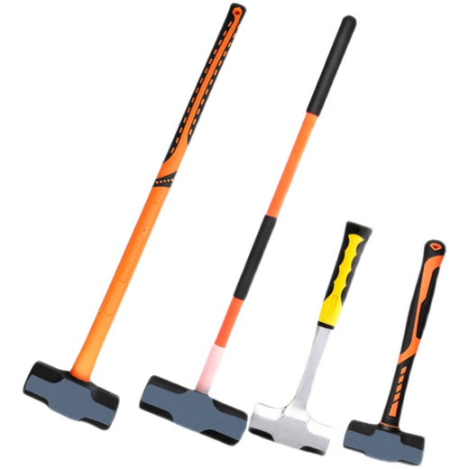 Octagonal hammer square head hand hammer heavy-duty wall demolition hammer multi-functional masonry iron hammer construction site tool tool PPR handle octagonal hammer 8 pounds