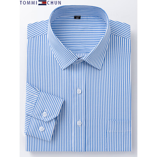 Tommy Jeans Tommy Long Sleeve Shirt Herren Frühlings- und Herbst-New Fashion Career Professional Working Junior und junges Shirt 6626 7xl 44 Gewicht über 190-200 Jin [Jin entspricht 0,5 kg]