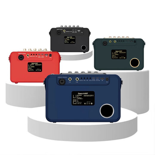 SACCVH flagship S6PRO musical instrument speaker 150-watt electric blowpipe saxophone guitar singing outdoor Bluetooth speaker S6pro classic black (150W power)