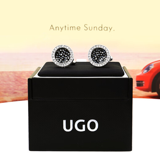 
Hengyuanxiang Crystal Cluster Cufflinks Men's Fashion Light Luxury Customized French Shirt Cuff Stud High Silver Black Crystal Cuffs Cufflinks