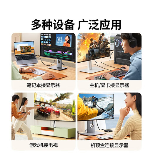 
Green Connect HDMI to DVI Connection Cable 4K60Hz DVI to HDMI HD cable bidirectional mutual conversion laptop projector monitor video conversion cable 1.5 meters 11150