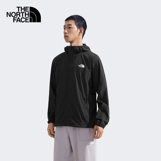 The North Face25 Spring and Summer North Face Skin Clothing Men's Outdoor Comfortable Breathable Water-Repellent Quick-drying UPF50+ Sun Protection Clothing 8ET7 KX7/87VY/Cool Fabric S