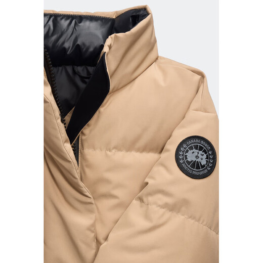 Canada Goose Grandview Damen Black Label Kurzdown Jacke Big Goose Down Jacke 2266wb 1483 Desert Color L.