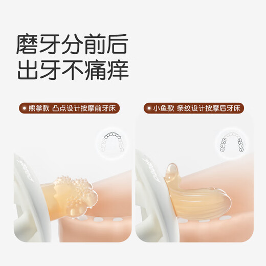 Shixi molar stick baby teething gel silicone massage chewing gum for babies over 4-6 months old