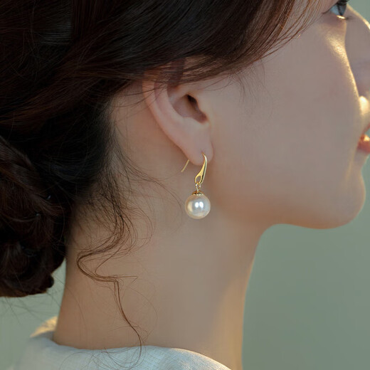 GAUSS CARLER old phoenix natural temperament long pearl earrings for women light luxury face slimming earrings 2025 new explosive long silver pearl earrings of the same style