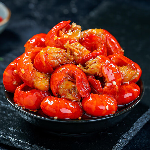 Spicy lobster tails canned ready-to-eat snacks to satisfy cravings, delicious fresh snacks for meals and drinks, clean ingredients, delicious snacks Spicy lobster tails*1 can