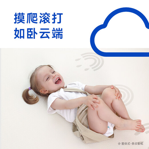 Smiley bear baby crawling mat folding mat thickened