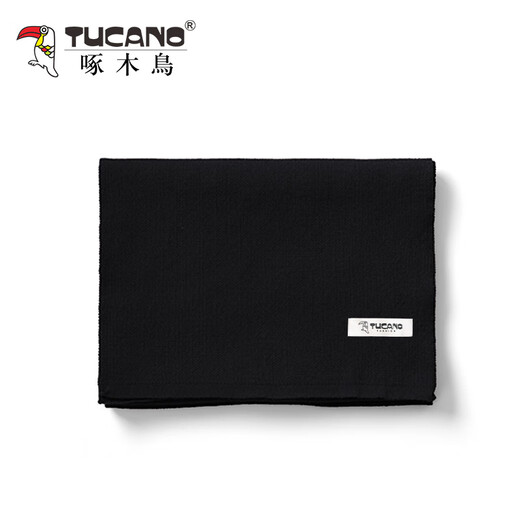 Woodpecker (TUCANO) Solid Color Scarf Men's Winter Classic Versatile Plaid Knitted Long Men's Scarf Thickened Warm Scarf Birthday Gift