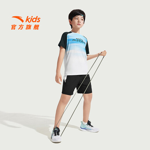 Anta Children's Clothing Men's Otry Running and Running Series Suits A52525709 Late Night Blue/Basic Black-3 170