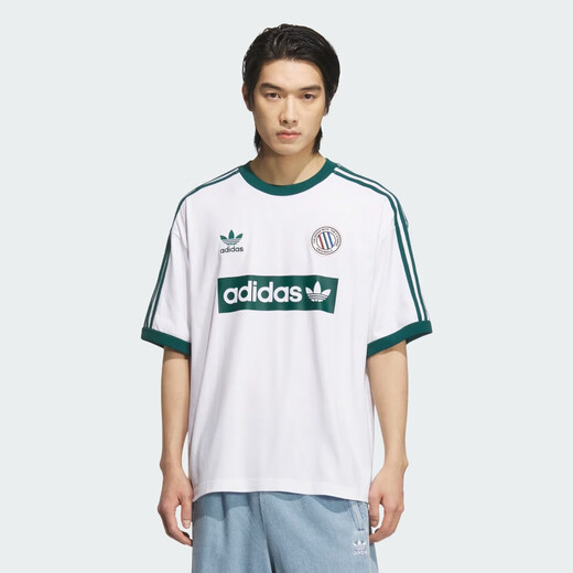 
Adidas Clover Series Men RINGER TEE Short Sleeve KC2602 White L