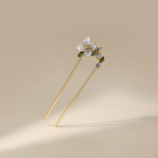 Chimera (CHIMERA) Star Flower Language Oil-dropping flower U-shaped hairpin hairpin on the back of the head ball hairpin girl birthday gift