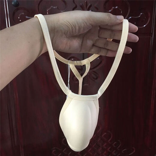 New Modal's New Men's Double Thongs de malla baja de la cintura sexy juvenil sexy Color sólido Cadena cómoda T-tousers moderna tono de piel coincidente 1 l 130-160Jin [Jin iguala 0.5 kg]