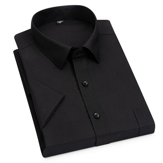 CEO Yageol Shirt Herren kurzärmeligte Baumwollgeschäft Formale Karriere als Büroangestellte 2025 Sommer halbärmelig, eisenfreies Shirt DX6623 38