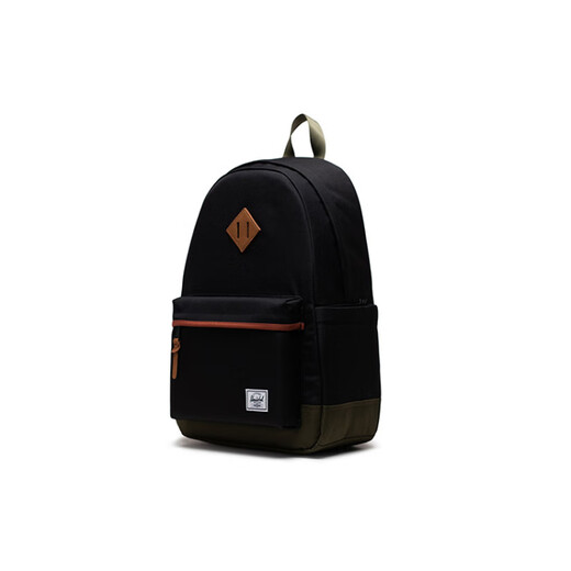 Herschel Casual Academy Style Renewable Materials Backpack Backpack Men and Women Same Model Couple Model Black Black Regular
