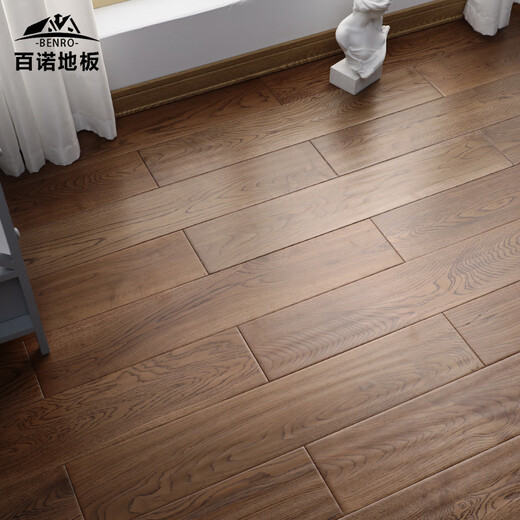 Oluxun Custom Red Oak Pure Sólido Fabricante Fabricante de pisos directos Direct A-Grade White White Wood Color REAL ROBLE DE AUTO DEL DESCUBRIO RESISTENTE DE ASISTENTE 6189 (910*155) Color de nogal 1