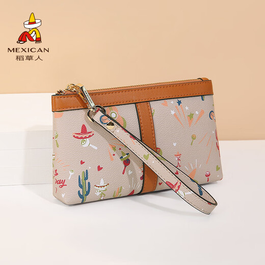 Scarecrow (MEXICAN) clutch bag for women 2025 new temperament fashion clutch bag exquisite trendy coin purse young style clutch bag off-white