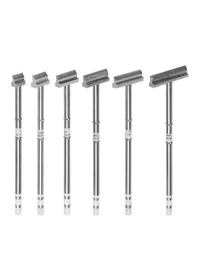 
T12 soldering iron tip T-shaped one-shaped T-spattery multi-leg connector cable solder IY desoldering set T12-1401-14066 soldering iron tip